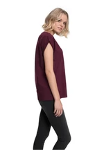 Women's T-shirt with extended shoulder cherry