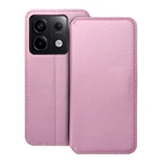 Flipové pouzdro Dual Pocket pro Xiaomi Redmi Note 13 Pro 5G, světle růžová