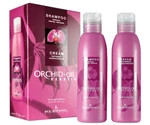 Hydratačná sada pre poškodené vlasy Kléral Orchid-Oil Keratin - šampón 150 ml + maska 150 ml (175) + darček zadarmo