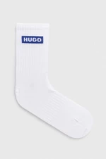 Ponožky Hugo Blue 3-pack dámské, bílá barva, 50523032