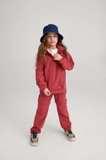 Dětské kalhoty Reima Virrat červená barva