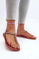Dámské sandály se třpytkami Brilha Fem Coral třídy Ipanema