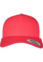 5-Panel Retro Trucker 2-Tone Cap Red/wht