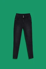 WOMEN'S JEANS L-JE-4021 GRAPHITE