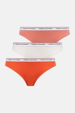 Kalhotky Tommy Hilfiger 3-pack oranžová barva, UW0UW04895