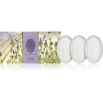 La Florentina Lavender Hand Soap sada tuhých mýdel s vůní levandule 3x150 g