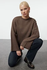 Trendyol Mink More Sustainable Basic Knitwear Sweater