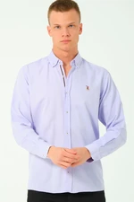 G674 DEWBERRY MEN'S SHIRT-LILA-2