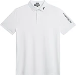 J.Lindeberg Tour Tech Slim Fit Mens White L Tricou polo