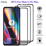 3PCS Full Cover Tempered Glass For Motorola Moto G 5G Plus Scratch Proof Protective Screen Protector Film For MotoG 5G Plus 6.7"