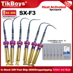 Sx-F3 Dental Instrument Super File Gold Rotary Pro Heat Activation Flexible Engine Taper Files Root Canal Dentist Tool Material