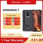 Cubot KingKong 7 Rugged Smartphone IP68 Waterproof 5000mAh 6.36" FHD+ 64MP AI Triple Camera 8GB+128GB NFC Android 11 Cellphone