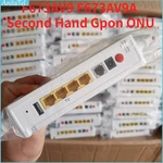 6pcs/lot F673AV9 F673AV9A Second Hand Gpon ONU ONT Dual Band 4ge+1tel+2usb+Ac 5g Wifi English Version Used ONU ONT Without Power