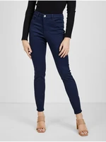 Dark blue women's trousers ORSAY - Ladies