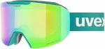 UVEX Evidnt Attract Proton Mat Mirror Green/Contrastview Orange Lasergold Lite Ochelari pentru schi