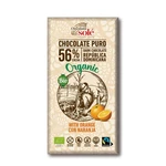 Čokoláda Chocolates Solé - 56% POMERANČ,Chocolates Solé - 56% bio čokoláda s pomerančem