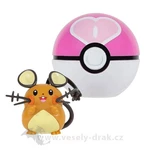 Pokémon Clip and Go Love Ball - figurka Dedenne