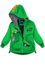 Outdoorjacke für Jungen DINO Grün