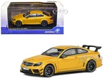 2012 Mercedes-Benz C63 AMG Black Series Solarbeam Yellow Metallic 1/43 Diecast Model Car by Solido