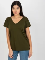 Women's T-shirt - khaki