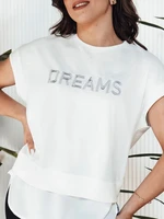 Women's T-shirt DREAMY ecru Dstreet