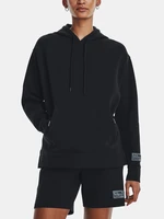 Čierna pánska mikina s kapucňou Under Armour UA Summit Knit Hoodie-BLK