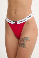 Kalhotky Tommy Hilfiger červená barva, UW0UW05622