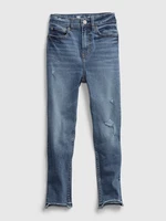 GAP Dětské džíny tw sky high skinny - Holky