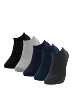 DEFACTO Men's 5-Piece Booties Socks