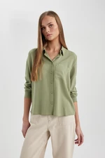 DEFACTO Regular Fit Long Sleeve Basic Shirt