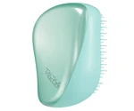 Kartáč na rozčesávání vlasů Tangle Teezer Compact Styler Teal Matte Chrome - metalický tyrkysový + dárek zdarma