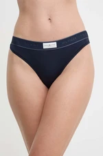 Tanga Tommy Hilfiger tmavomodrá barva, UW0UW04812