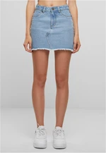 Women's mini denim skirt - blue