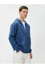 Koton 4WAM70112MK Men's Cotton Sweat BLUE