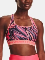 Under Armour Bra UA Crossback Mid Print-PNK - Women