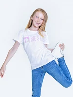 Big Star Kids's T-shirt_ss T-shirt 152080 Cream-101