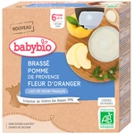 Babybio Brassé jablko pomerančový květ 4 x 85 g