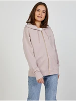 Old Pink Women's Zippered Sweatshirt Tommy Hilfiger - Ladies