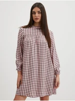 Pink Checkered Dress JDY Anabelle - Women