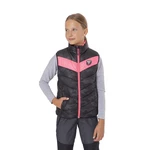 Pink and black girls' quilted army vest SAM 73 Pauline