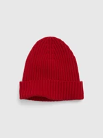 Red Women's Ribbed Winter Hat GAP