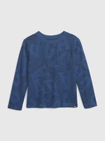 GAP Boys - Kids' T-shirt with logo Dark blue