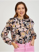 Black women's patterned blouse ORSAY