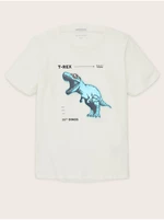 White boys' T-shirt Tom Tailor