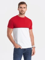 Ombre Men's two-tone cotton T-shirt