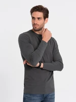 Ombre Men's unprinted longsleeve - graphite