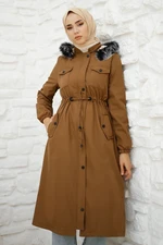 InStyle Flap Pocket 0880 Coat - Brown