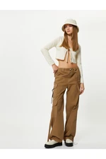 Koton Oversize Parachute Pants Cotton with Cargo Pocket