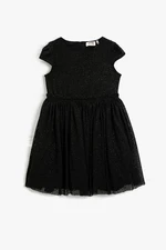 Koton Girl's Black Dress