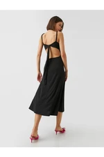 Koton Tie Back Midi Dress